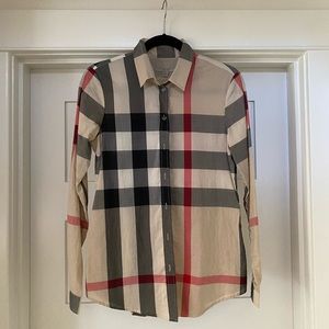 Button down Burberry shirt